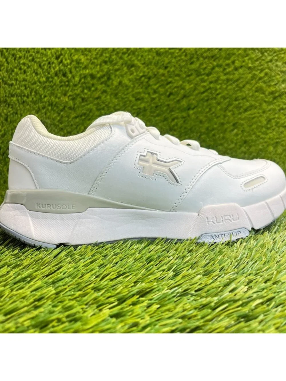 Kuru Kinetic 2 Womens Size 8.5 White Athletic Running Leather Shoes Sneakers